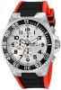 Đồng hồ Invicta Men's 12411 Pro Diver Chronograph Silver Dial Black and Red Polyurethane Watch