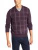 Dockers Men's Comfort Touch Gaberdine Plaid Long-Sleeve Sweater