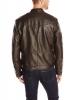 Marc New York by Andrew Marc Men's Felton Distressed Faux Leather Moto Jacket