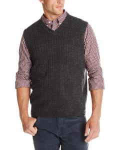 Dockers Men's Cable-Knit Sweater Vest