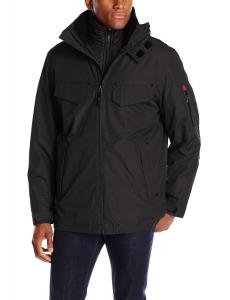 FOG by London Fog Men's Ellington Anorak Jacket with Removable Hood