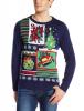 Hybrid Men's Squared Off Ugly Christmas Sweater