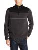 Dockers Men's Color-Block Stripe Quarter-Zip Sweater