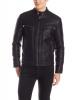 Calvin Klein Men's Bubble Faux Leather Moto Jacket