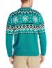 Alex Stevens Men's Fairisle Kitty Ugly Christmas Sweater, Red Combo, X-Large