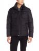 Calvin Klein Men's Quilted Puffer Jacket with Removable Knit Collar