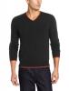 Williams Cashmere Men's Contrast Trim V-Neck Sweater