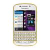 BLACKBERRY Q10 RFN81UW 16GB WHITE/GOLD SPECIAL EDITION QWERTY FACTORY UNLOCKED 4G LTE CELL PHONE