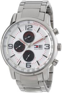 Đồng hồ nam Tommy Hilfiger Men's 1710338 Casual Sport Multi-Eye and White Dial Watch