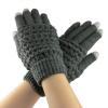 Bao Xin Wool Knitted Glove Special Designed for Touch Screen Cell Phone / Tablet /Mp5 etc ,Soft and Cold Proof (Gray)