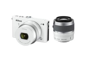 Nikon 1 J4 Digital Camera with 1 NIKKOR 10-30mm f/3.5-5.6 PD Zoom Lens and 30-110mm f/3.8-5.6 Lens (White)