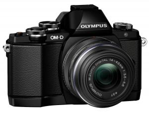 Olympus OM-D E-M10 Compact System Camera with 14-42mm 2RK Lens (Black)