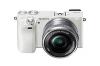 Sony Alpha a6000 Interchangeable Lens Camera with 16-50mm Power Zoom Lens (White)