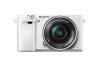 Sony Alpha a6000 Interchangeable Lens Camera with 16-50mm Power Zoom Lens (White)