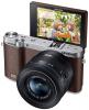 Samsung NX3000 Wireless Smart 20.3MP Compact System Camera with 20-50mm Compact Zoom and Flash (Brown)