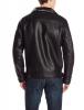 Calvin Klein Men's Pebble Faux-Leather Moto Jacket with Faux-Shearling