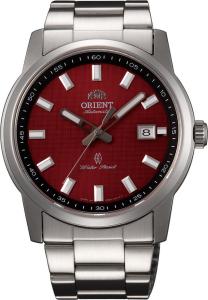 Orient #FER23003H Men's Surveyor Stainless Steel Red Dial Automatic Watch
