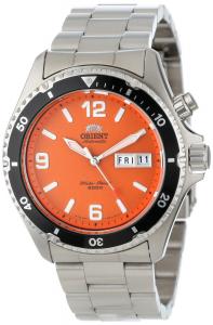 Orient Men's CEM65001M "Orange Mako" Stainless Steel Automatic Dive Watch