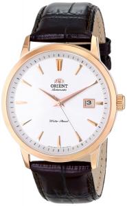 Orient Men's FER27003W0 "Symphony" Stainless Steel Watch with Brown Leather Band