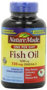 Nature Made Fish Oil Double Strength, 120-Count (Pack of 3)