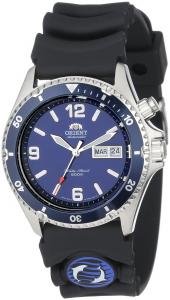 Orient Men's CEM65005D 'Blue Mako' Automatic Rubber Strap Dive Watch