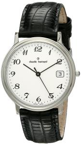 Claude Bernard Men's 70149 3 BB Classic Gents Analog Display Swiss Quartz Black Watch