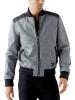 GUESS Men's Garment-Washed Faux-Leather Bomber Jacket