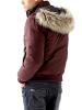 GUESS Men's Long-Sleeve Faux-Fur Hooded Puffer Jacket