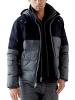 GUESS Men's Nylon and Wool Mixed Puffer Jacket