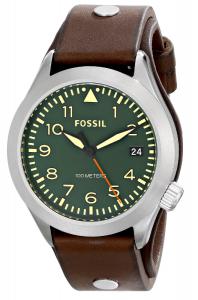 Fossil Men's AM4553 Aeroflite Analog Display Analog Quartz Brown Watch
