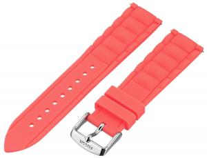 Fossil S201038 20mm Silicone Red Watch Strap