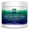 Dead Sea Mud Facial Mask - Skin Cleanser, Pore Reducer & Natural Moisturizer - Large 16 Oz Jar - 100% Natural Remedy that Helps Dry & Oily Skin, Acne, Blemishes Overall Complexion - Also Reduces the Appearance of Fine Lines & Wrinkles for Youn