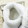 Weixinbuy Baby Girls Fur Fleece Snow Bowknot Soft Sole Boots Crib Shoes