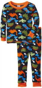 Gerber Baby-Boys Infant 2 Piece Boy Thermal Pajamas-Dino