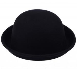 Mũ Bigood Women's Warm Wool Trendy Bowler Derby Billycock Cloche Hat Cap
