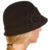 Mũ Sakkas Clara Vintage Style Wool Cloche Bucket Bell Hat