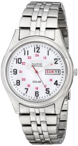 Đồng hồ Seiko Men's SNE045 Solar White Dial Watch
