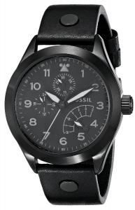 Đồng hồ Fossil Men's CH2940 The Aeroflite Multifunction Leather Watch - Black