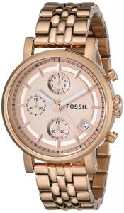 Đồng hồ Fossil Women's ES3380 The Original Boyfriend Chronograph Watch - Rose Gold-Tone