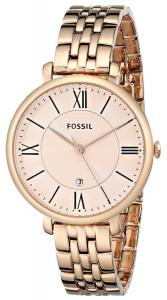 Đồng hồ Fossil Women's ES3435 Jacqueline Three-Hand Stainless Steel Watch - Rose Gold-Tone