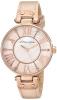 Đồng hồ Anne Klein Women's 10/9918RGLP Rose Gold-Tone Watch with Leather Band