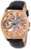Đồng hồ Invicta Men's 12407 Vintage Mechanical Rose Gold Tone Dial Black Leather Watch