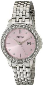 Đồng hồ Seiko Women's SXDF89 Analog Display Japanese Quartz Silver Watch