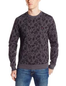 Áo Original Penguin Men's Floral-Print Fleece Pullover Sweater