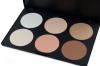 Phấn Frola Cosmetics Professional 6 Colors Contour Face Power Foundation Makeup Palette #01