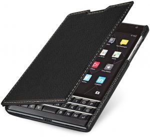 Bao da StilGut® Book Type, Genuine Leather Case for BlackBerry Passport, Black