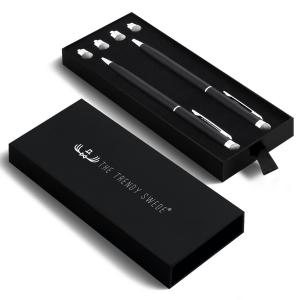 Bút The Trendy Swede Executive 2-in-1 Replaceable Hybrid Stylus and Ballpoint Pen (2 Pack), Black