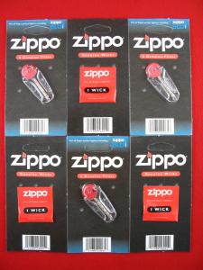 Đá lửa 6 Value Pack of Zippo lighter Wicks and Flints Sealed Packs