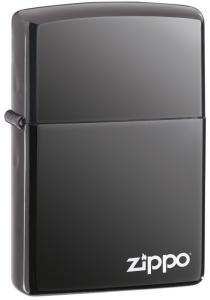 Bật lửa Zippo Black Ice Pocket Lighter with Zippo Logo