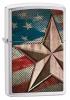 Bật lửa Zippo Star Lighter, Brushed Chrome